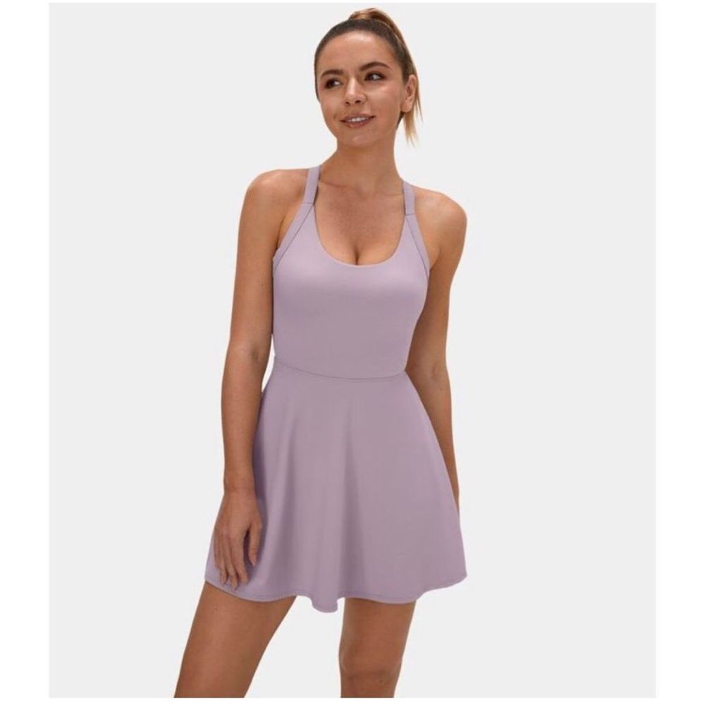 HALARA Women's Mini Dress in Lavender